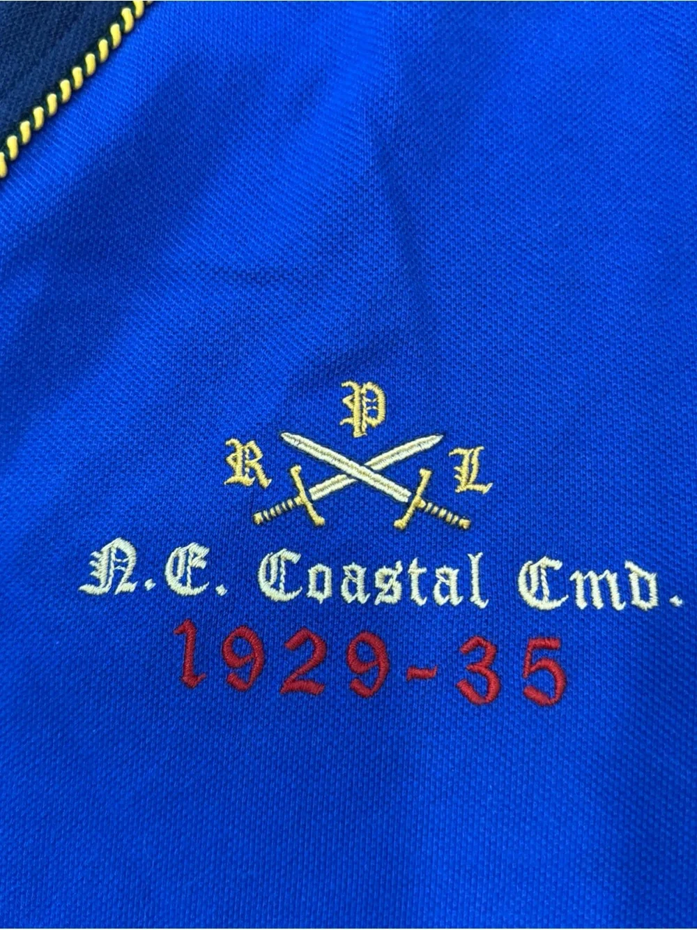 Polo Ralph Lauren Men’s XL Slim Fit The Highlands RL Coastal Cmd 612th Air Div